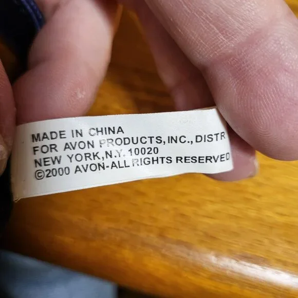 Avon Y2K Rare Sapphires Shimmering Evening Bag Royal Blue - Picture 6 of 7